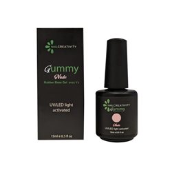 ראבר בייס, ג'ל בסיס בגוון ניוד 15 מיל' - Nail creativit