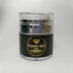 ג'ל לבניית ציפורניים 50 גרם בגוון ורוד - POWER GEL