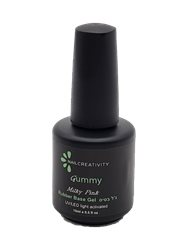 ראבר בייס, ג'ל בסיס בגוון מילקי פינק 15 מיל' - Nail creativit