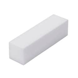 בלוק שיוף לציפורניים בצבע לבן.