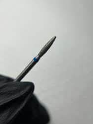 ראש שיוף יהלום (בטיחותי) למניקור רוסי קוטר 0.23 פס כחול - תוצרת רוסיה.