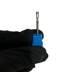 ראש שיוף יהלום חלול להסרת יבלות פס אדום - תוצרת רוסיה