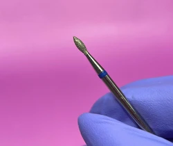 ראש שיוף טיפה פס כחול - תוצרת רוסיה.