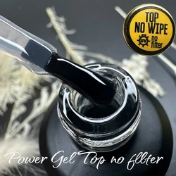 טופ ללא מסנן UV בגוון שקוף 15 מיל' - POWER GEL