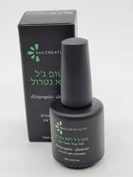 טופ קוט ג'ל ללא נטרול הולוגרפיק גלקטיק 15 מי'ל - Nail Creativity..