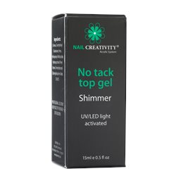 טופ ג'ל ללא נטרול שימר 15 מיל' - Nail Creativity
