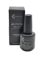 ראבר בייס, ג'ל בסיס בגוון מילקי פינק 15 מיל' - Nail creativity