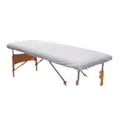 כיסוי מיטת טיפולים אלבד עבה במיוחד בצבע לבן. (10 יח' בחבילה).